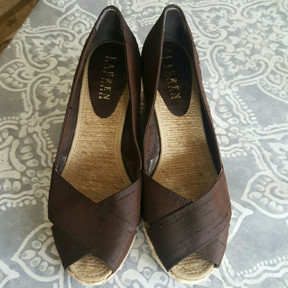 Ralph Lauren espadrilles wedges